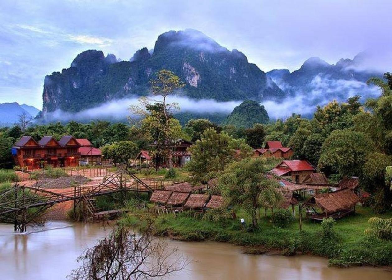 Mountainview Riverside Boutique Hotel Vang Vieng Eksteriør bilde